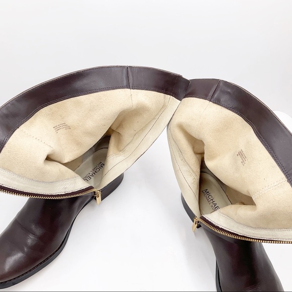 {Michael Kors} Gansevoort Leather Mid-Calf Boot' - Picture 10 of 16